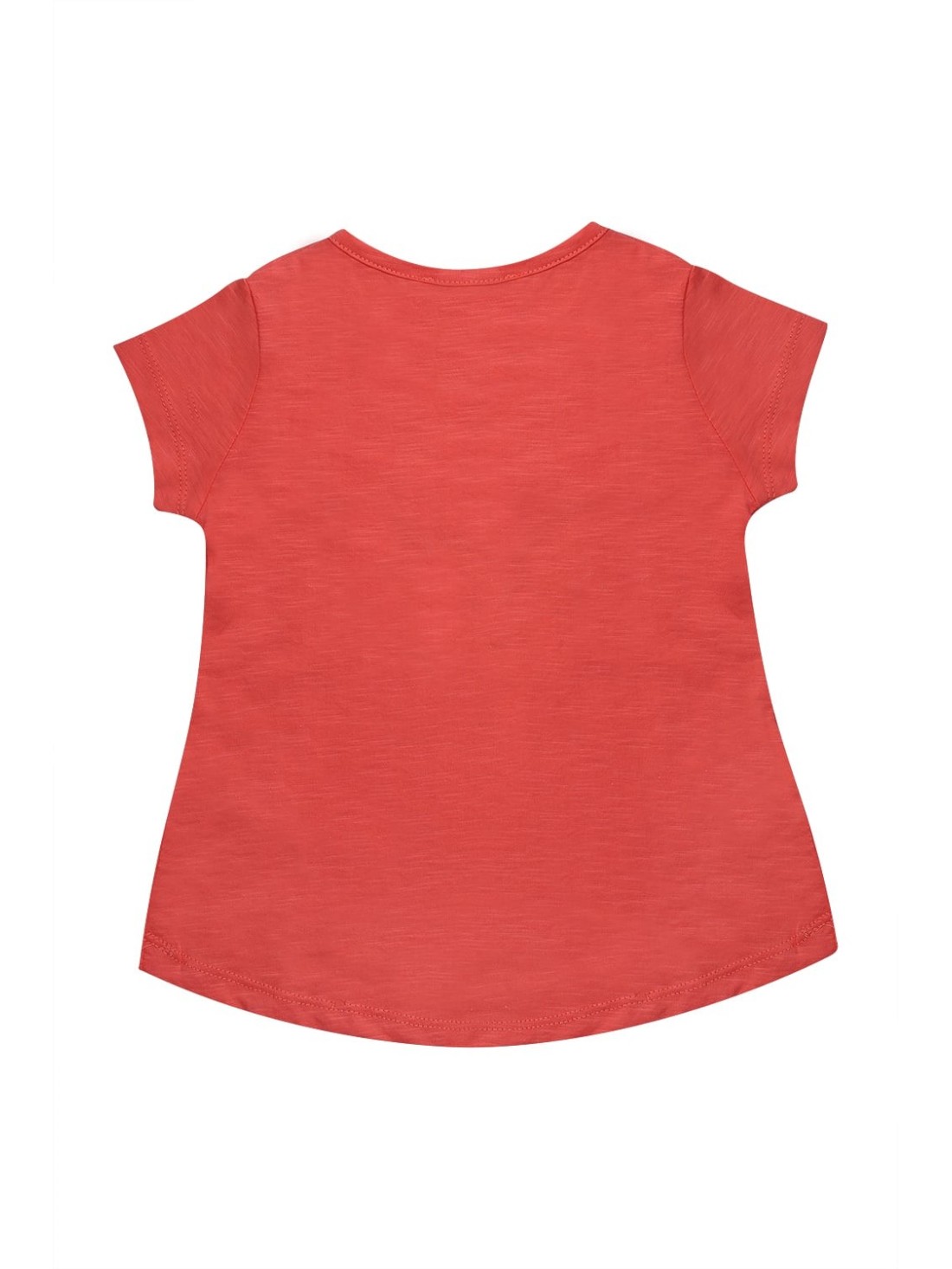 Tricou fete cu fluture coral NDZ8110 - Magazin online - Boutique